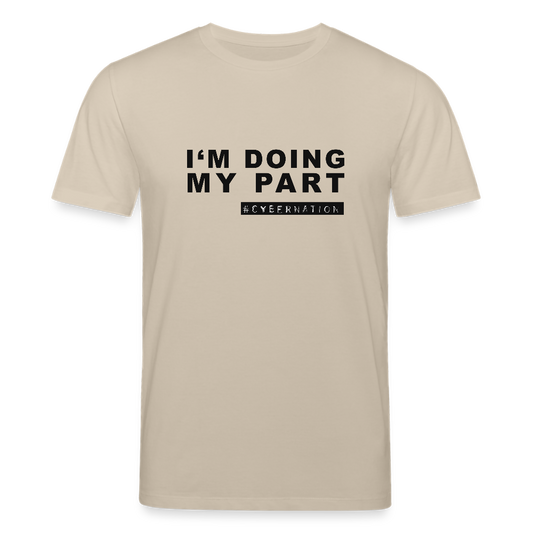 Shirt "doing my part" - Beige