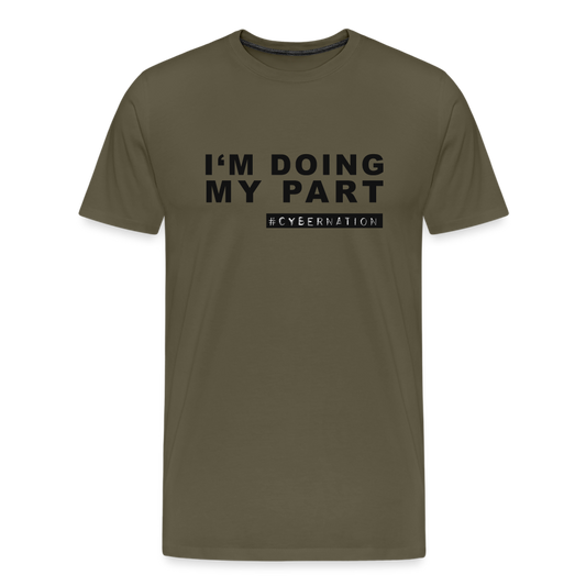 Shirt "doing my part" - Khaki