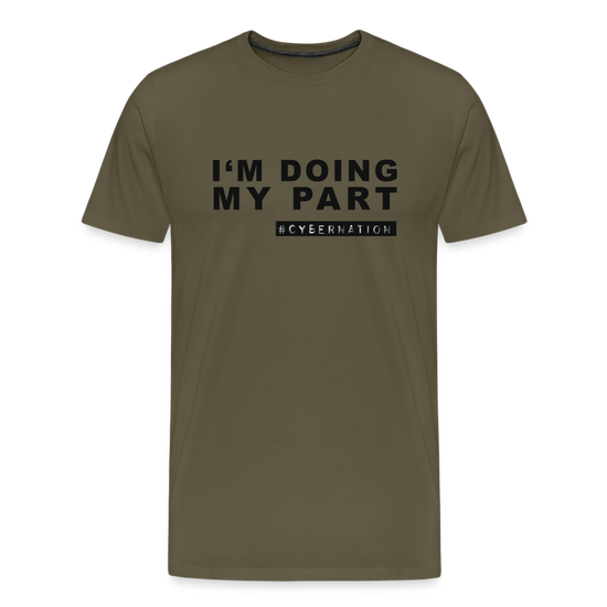 Shirt "doing my part" - Khaki