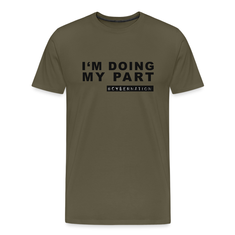 Shirt "doing my part" - Khaki