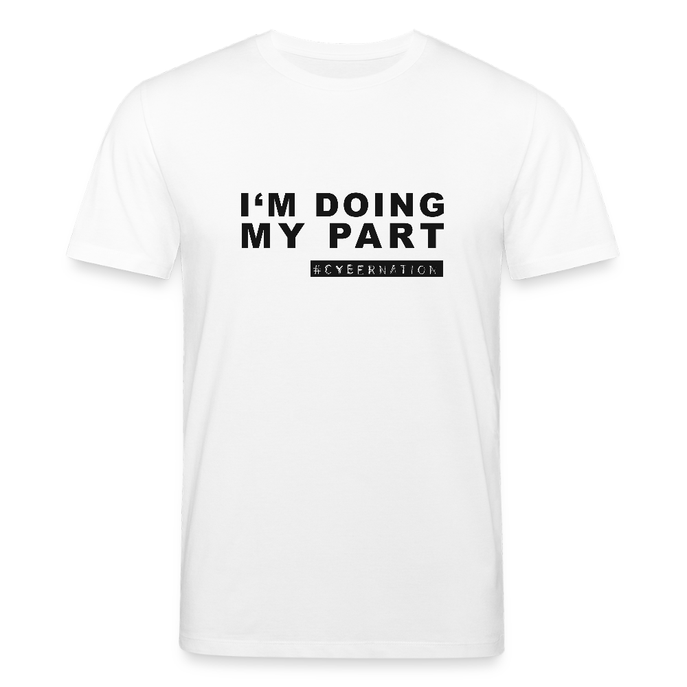 Shirt "doing my part" - Weiß