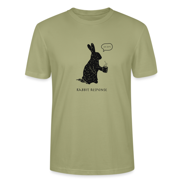 Shirt "Rabbit Response" - Nebelgrün